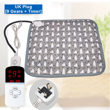 Load image into Gallery viewer, 30-50°C Waterproof Pet Heating Pad With Timer Cat Dog Heated Mat Temperature Adjustable Electric Blanket With Anti-bite Tube Dog Sleeping Supplies
