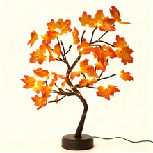 Load image into Gallery viewer, 24Leds Maple Tree Touch Copper Wire Tree Light Battery Box USB Light String Maple Leaves Light For Home Christmas Thanksgiving Decoration
