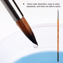Load image into Gallery viewer, Artist Nylon Brush Set Wood Handle Watercolor Brush Beginner Professional Wall Painting Acrylic Paint Board Tools Art Supplies
