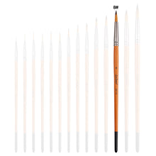 Load image into Gallery viewer, Artist Nylon Brush Set Wood Handle Watercolor Brush Beginner Professional Wall Painting Acrylic Paint Board Tools Art Supplies
