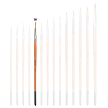 Load image into Gallery viewer, Artist Nylon Brush Set Wood Handle Watercolor Brush Beginner Professional Wall Painting Acrylic Paint Board Tools Art Supplies

