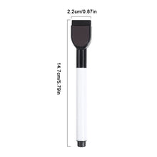 Load image into Gallery viewer, 1/6/12PCS Magnetic Whiteboard Markers Erasable Liquid Chalk Markers with Eraser Water-base Ink Quick Drying Office Supplies
