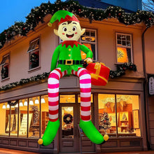 Load image into Gallery viewer, 4ft-8.2ft Christmas Inflatable Set Santa Snowman LED Air Blown Figure EU/US/UK/AU Waterproof Outdoor Garden Christmas Yard Holiday Decor
