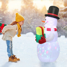 Load image into Gallery viewer, 1.5M Christmas Inflatable Set EU/US/UK/AU Santa Snowman LED Air Blown Figure Waterproof Outdoor Garden Christmas Yard Holiday Decor

