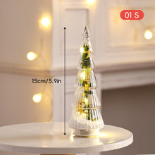 Load image into Gallery viewer, Tabletop LED Christmas Tree Night Light Realistic Pine Needles Christmas Holiday Home Bedroom Decor Gift for Family Christmas Lights
