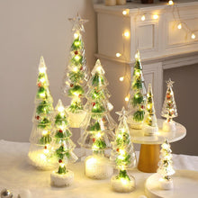 Load image into Gallery viewer, Tabletop LED Christmas Tree Night Light Realistic Pine Needles Christmas Holiday Home Bedroom Decor Gift for Family Christmas Lights
