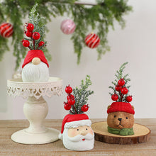 Load image into Gallery viewer, Christmas Gnome Santa Snowman Figure Resin Christmas Ornament Tabletop Decoration For Christmas Collector Holiday Ornament Gift
