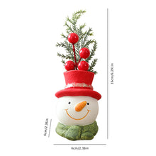 Load image into Gallery viewer, Christmas Gnome Santa Snowman Figure Resin Christmas Ornament Tabletop Decoration For Christmas Collector Holiday Ornament Gift
