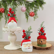 Load image into Gallery viewer, Christmas Gnome Santa Snowman Figure Resin Christmas Ornament Tabletop Decoration For Christmas Collector Holiday Ornament Gift
