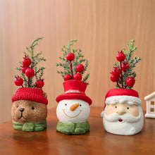 Load image into Gallery viewer, Christmas Gnome Santa Snowman Figure Resin Christmas Ornament Tabletop Decoration For Christmas Collector Holiday Ornament Gift
