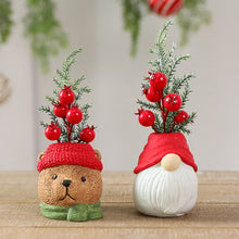 Load image into Gallery viewer, Christmas Gnome Santa Snowman Figure Resin Christmas Ornament Tabletop Decoration For Christmas Collector Holiday Ornament Gift
