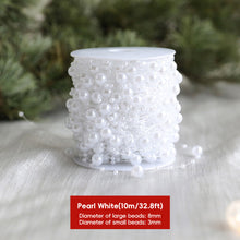 Load image into Gallery viewer, Christmas Garland Chain Beads 10-meter Bead String Lightweight &amp; Flexible Christmas Tree Shop Window Display Home Holiday Decor
