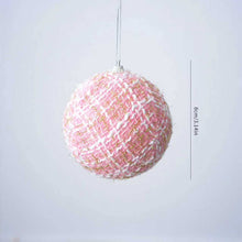 Load image into Gallery viewer, Pink Christmas Tree Decor Elegance Sparkly &amp; Plush Creativity Foam Christmas Ball Luxury Xmas Hanging Decoration Door Hanging Ornament
