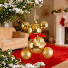 Load image into Gallery viewer, Cute Bear Ball Christmas Tree Hanging Ornament DIY Festive Atmosphere Holiday Home Decor Party Supplies
