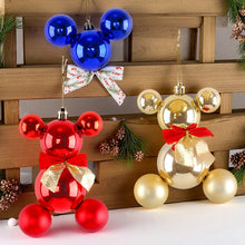 Load image into Gallery viewer, Cute Bear Ball Christmas Tree Hanging Ornament DIY Festive Atmosphere Holiday Home Decor Party Supplies
