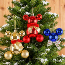 Load image into Gallery viewer, Cute Bear Ball Christmas Tree Hanging Ornament DIY Festive Atmosphere Holiday Home Decor Party Supplies
