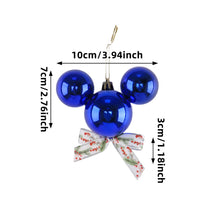 Load image into Gallery viewer, Cute Bear Ball Christmas Tree Hanging Ornament DIY Festive Atmosphere Holiday Home Decor Party Supplies
