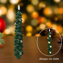 Load image into Gallery viewer, Simulation Christmas Tree Electronic Candle Artificial Flameless Remote Control Christmas Home Tabletop Centerpiece Ambient Lighting Decor
