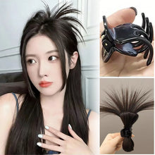 Load image into Gallery viewer, Synthetic Women Half-tie Hair Claw Lazy Head Clip Wig Catch Clip High Ponytail Hair Claw Clip on Ponytail Extensions for Women
