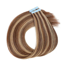 Load image into Gallery viewer, Straight Ugeat Tape in Hair Extensions Human Hair Real Natural Brazilian Remy Hair Seamless Skin Weft For Women
