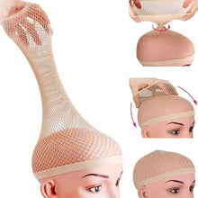 Load image into Gallery viewer, Fashion Elastic Hairnets Mesh Wig Cap Nylon Hair Net New Stretchable Mesh Weaving Wig Caps Nets for Women Making Wig

