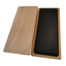 Load image into Gallery viewer, Wooden Drawing Mat Hair Holder Hair Hackle for Wig Making Use Drawing Card with Curved Needle Wig Extension Clip
