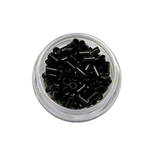 Load image into Gallery viewer, 3.5mm 1000pcs Long Euro Lock Flared Flaring Micro Copper Tube Rings Beads Links Human Hair Extensions Tools
