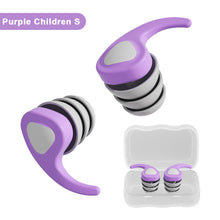 Load image into Gallery viewer, Silicone Sound Blocking Earplugs Waterproof Silicone Ear Protector Reusable Noise Reduction for Pool Bath Showering Surfing
