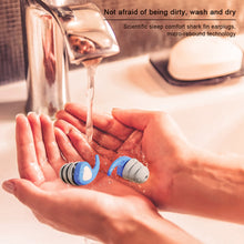 Load image into Gallery viewer, Silicone Sound Blocking Earplugs Waterproof Silicone Ear Protector Reusable Noise Reduction for Pool Bath Showering Surfing
