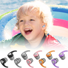 Load image into Gallery viewer, Silicone Sound Blocking Earplugs Waterproof Silicone Ear Protector Reusable Noise Reduction for Pool Bath Showering Surfing
