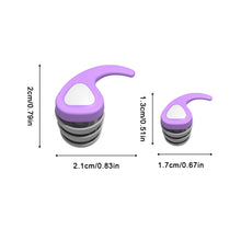 Load image into Gallery viewer, Silicone Sound Blocking Earplugs Waterproof Silicone Ear Protector Reusable Noise Reduction for Pool Bath Showering Surfing
