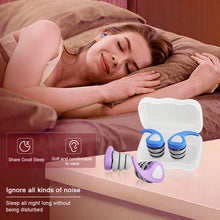 Load image into Gallery viewer, Silicone Sound Blocking Earplugs Waterproof Silicone Ear Protector Reusable Noise Reduction for Pool Bath Showering Surfing
