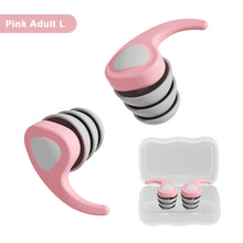 Load image into Gallery viewer, Silicone Sound Blocking Earplugs Waterproof Silicone Ear Protector Reusable Noise Reduction for Pool Bath Showering Surfing
