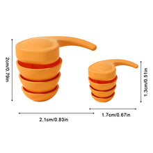 Load image into Gallery viewer, 1pair Soft Anti Noise Silicone Earplugs Swimming Ear Plugs Isolation Interference for Work Sleeping Surf Comfort Ear Protector
