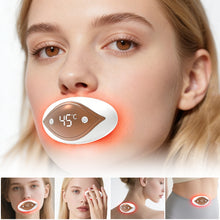 Load image into Gallery viewer, 3 in 1 Red LED Light Lip Eye Care Tool 45℃ Electric Suction Lip Plumper Device 4 Levels Anti Aging Mini Lip Eye Beauty Device

