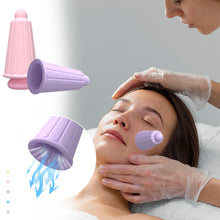 Load image into Gallery viewer, Anti Cellulite Facial Suction Cups Silicone Vacuum Cupping Cups for Face Lighten Dark Spots Household Massage Cup Tool
