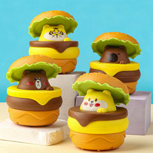 Load image into Gallery viewer, Creative Cute Hamburger Car Toys Children's Inertia Rebound Boys and Girls Press Slide Cartoon Festival Press To Automatically Slide
