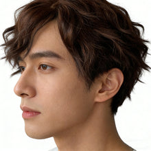 Load image into Gallery viewer, Black Short Wig Synthetic High Temperature Wig Men's Wigs for Cosplay Anime Party Daily Wig Realistic Natural Wig Cover Hair
