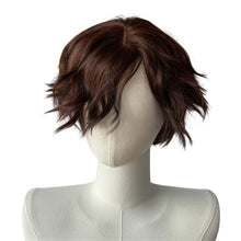 Load image into Gallery viewer, Black Short Wig Synthetic High Temperature Wig Men's Wigs for Cosplay Anime Party Daily Wig Realistic Natural Wig Cover Hair
