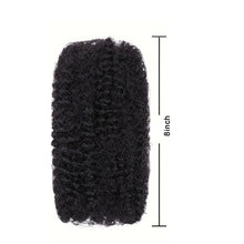 Load image into Gallery viewer, Remy Hair Afro Kinky Curly Hair Strand Braid for African Style Natural Color Synthetic Crochet Hair Extensions Men Women Dirty Braid Hair Clump
