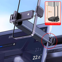 Load image into Gallery viewer, Portable Aluminum Alloy Phone Stand Foldable Rotatable &amp; Telescopic Adjustable Clip Holder Compact Storage for Desk,Car, Outdoor Use,Travel
