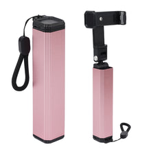 Load image into Gallery viewer, Portable Aluminum Alloy Phone Stand Foldable Rotatable &amp; Telescopic Adjustable Clip Holder Compact Storage for Desk,Car, Outdoor Use,Travel
