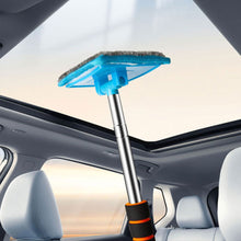 Load image into Gallery viewer, Telescopic Car Windshield Cleaning Brush with Microfiber Sleeve Aluminum Alloy Handle for Wiper &amp; Defogging Extended Reach Tool

