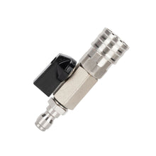 Load image into Gallery viewer, Stainless Steel High Pressure Washer Ball Valve 3/8" Male &amp; Female On/Off Water Flow Control with 1/4" Quick Connector For Water Hose &amp; Air Line
