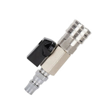 Load image into Gallery viewer, Stainless Steel High Pressure Washer Ball Valve 3/8" Male &amp; Female On/Off Water Flow Control with 1/4" Quick Connector For Water Hose &amp; Air Line
