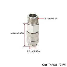 Load image into Gallery viewer, European Style 3-in-1 Self-Locking Quick Connector For Pneumatic Tools &amp; Air Lines G1/4 G1/2 G3/8 Thread Durable Industrial &amp; DIY Accessory
