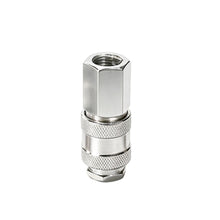 Load image into Gallery viewer, European Style 3-in-1 Self-Locking Quick Connector For Pneumatic Tools &amp; Air Lines G1/4 G1/2 G3/8 Thread Durable Industrial &amp; DIY Accessory

