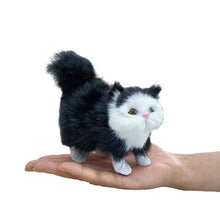 Load image into Gallery viewer, Cute Simulation Cat with Sound Plush Toys Soft Stuffed Kitten Model Fake Cat Realist Animals for Kids Girls Birthday Valentine's Day Gift
