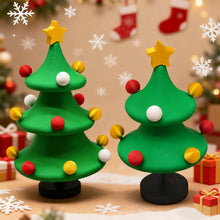 Load image into Gallery viewer, 3D Printed Rotating Christmas Tree Dancing Colorful Spinning Tree Fun Stress Relief Toy Holiday Home Desk Decor Figurine Christmas Gift Idea
