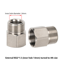 Load image into Gallery viewer, Stainless M22 1/4" Quick Connector &amp; Plug With Male Female Fitting Thread High Pressure Washer Accessories
